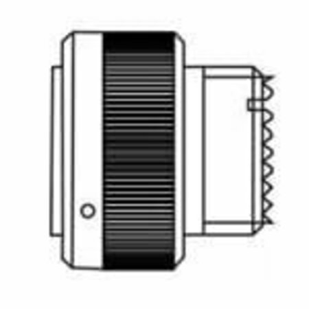 DEUTSCH Mil Series Connector, 37 Contact(S), Aluminum Alloy, Male, Receptacle CIRH03T2821PCNF80M32V0